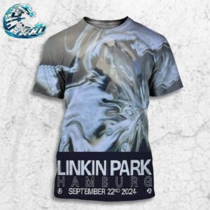 Linkin Park Concert Poster In Hamburg Germany At Barclays Arena On September 22nd From Zero World Tour 2024 All Over Print Shirt