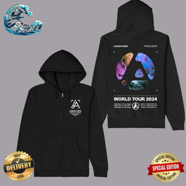 Linkin Park From Zero World Tour 2024 Schedule List Date Hoodie Shirt