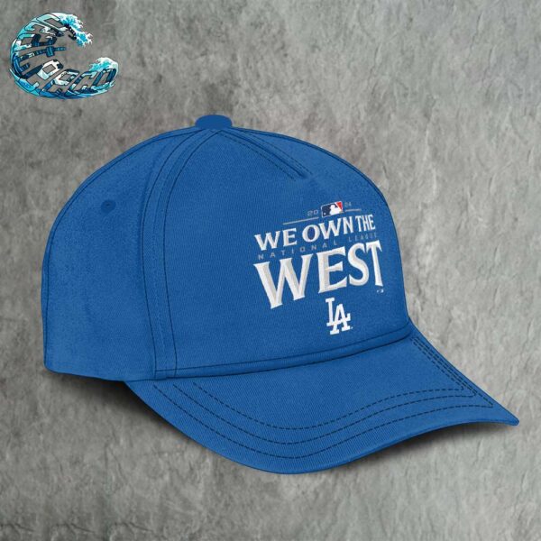 Los Angeles Dodgers 2024 We Own The National League West Division Champions Locker Room Hat Snapback Classic Cap