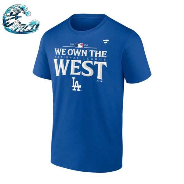 Los Angeles Dodgers 2024 We Own The National League West Division Champions Locker Room Vinatge T-Shirt