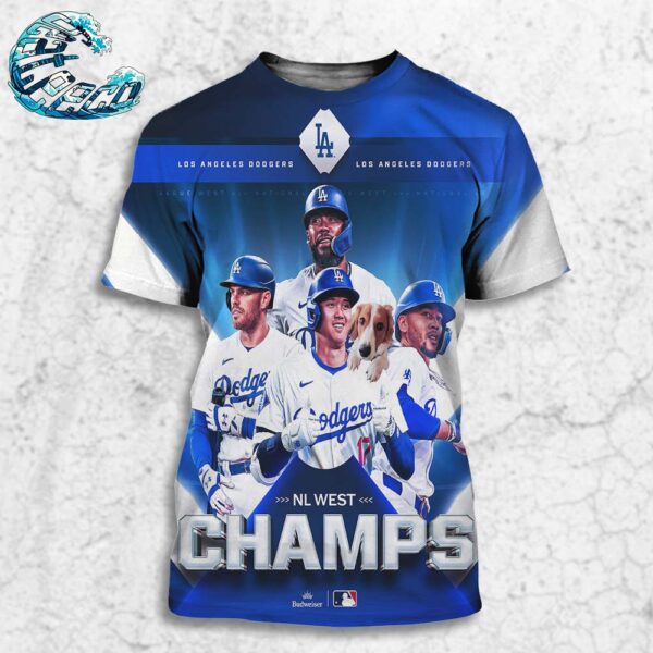 Los Angeles Dodgers MLB Your 2024 NL West Champions All Over Print Shirt