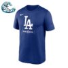 Official Los Angeles Dodgers 2024 MLB Postseason Around The Horn Black Vintage T-Shirt