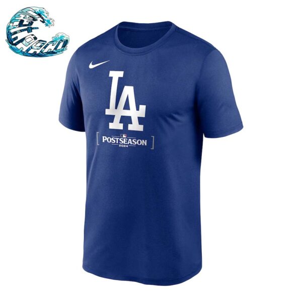 Los Angeles Dodgers Nike 2024 MLB Postseason Authentic Collection Legend Royal Classic T-Shirt