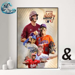 MLB Draft 2025 Top 20 College Prospects Home Decor Poster Canvas