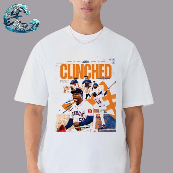 MLB Postseason 2024 Clinched Is Houston Astros Classic T-Shirt