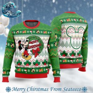 Merry Christmas Mickey Mouse Disney Ugly Christmas Sweater Gift For Holiday 2024