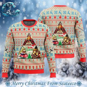 Merry Christmas Wind Waker Triangle Legend of Zelda Ugly Christmas Sweater Gift For Men And Women Holiday