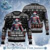 Nine Titans Attack on Titan Ugly Christmas Sweater Gift For Holiday 2024