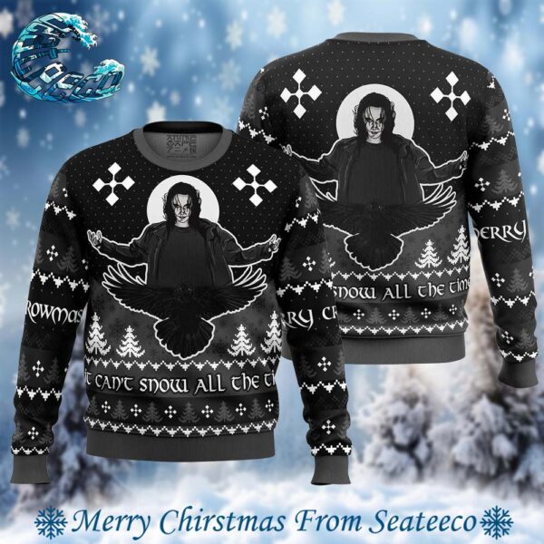 Merry Crowmas The Crow Ugly Christmas Sweater Gift For Men And Women Holiday