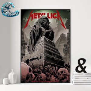 Metallica In Mexico City Mexico Poster Night 1 M72 CDMX At Estadio GNP Seguros On September 20th M72 North American Tour 2024 Poster Canvas For Home Decor