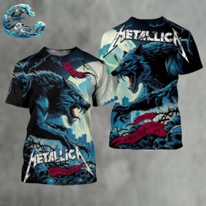 Metallica M72 Seattle Wolf Artwork Full Show Combine Poster For Night 1 And 2 On August 30 And September 1 2024 In Washington At Lumen Field M72 North American Tour 2024 All Over Print Shirt