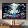 Metallica M72 Seattle Poster For Night 2 In Washington At Lumen Field On September 1 M72 North American Tour 2024 Poster Canvas