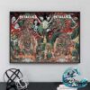 Metallica Mexico Night 4 Poster In Mexico City M72 CDMX At Estadio GNP Seguros On September 29th M72 North American Tour 2024 Poster Canvas For Home Decor