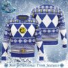 Mighty Morphin Black Ranger Power Rangers 2024 Ugly Christmas Sweater Gift For Holiday