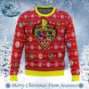 Mighty Morphin Power Rangers Black Best Gift For Family Ugly Christmas Sweater