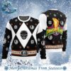 Mighty Morphin Power Rangers Best Knitted Ugly Christmas Sweater For Holiday