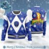 Mighty Morphin Power Rangers Green 2024 Best Knitted Ugly Christmas Sweater