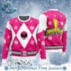 Mighty Morphin Power Rangers Red Ugly Christmas Sweater Gift For Holiday 2024