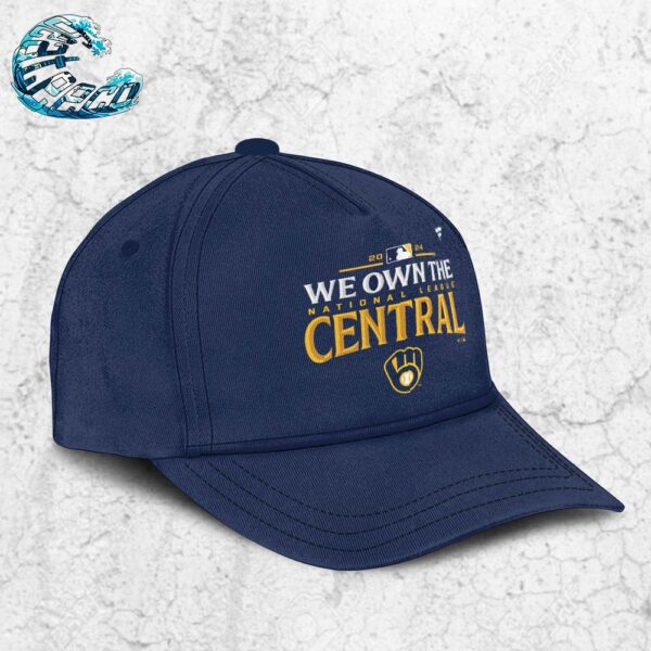 Milwaukee Brewers We Own The 2024 NL Central Division Champions Locker Room Snapback Hat Classic Cap