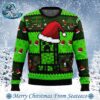 Minecraft Merry Minecraftmas Knitted Ugly Christmas Sweater