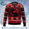 Mortal Kombat Finish Him Knitted Best Ugly Christmas Sweater