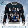 Sub Zero MK Mortal Kombat Ugly Christmas Sweater Gift For Holiday 2024