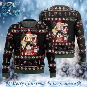 My Hero Academia Boku No Holiday Ugly Christmas Sweater Gift For Men And Women Holiday