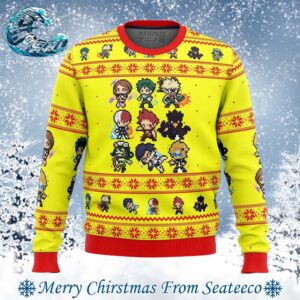 My Hero Academia Boku No Students Best Xmas Ugly Christmas Sweater Gift For Men And Women