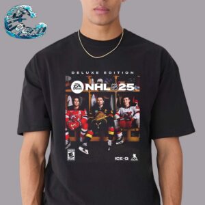 NHL 25 EA Sports Athlete Cover Quinn Jack And Luke Hughes Deluxe Edition Classic T-Shirt