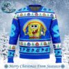 Nickelodeon Cartoons Tis The Season To be Spongy Ugly Christmas Sweater Gift For Family