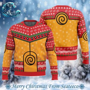 Nine-Tails Chakra Mode Naruto Ugly Christmas Sweater Gift For Men And Women Holiday