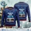 Nintendo Knitted Best Ugly Christmas Sweater