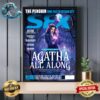 New Official Agatha All Along Poster Releasing On Disney+ On September 18 Home Decor Poster Canvas