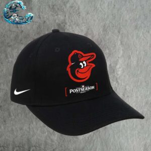 Official Baltimore Orioles x Nike 2024 MLB Postseason Authentic Collection Classic Cap Snapback Hat