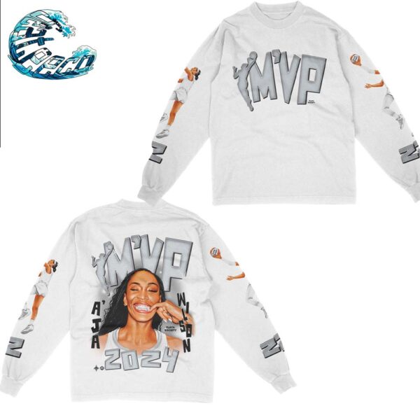 Official Las Vegas Aces A’ja Wilson 2024 M’VP Long Sleeve T-Shirt