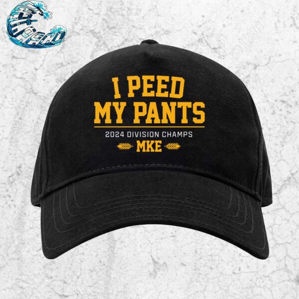 Official Milwaukee Baseball I Peed My Pants 2024 Division Champs MKE Classic Cap Snapback Hat