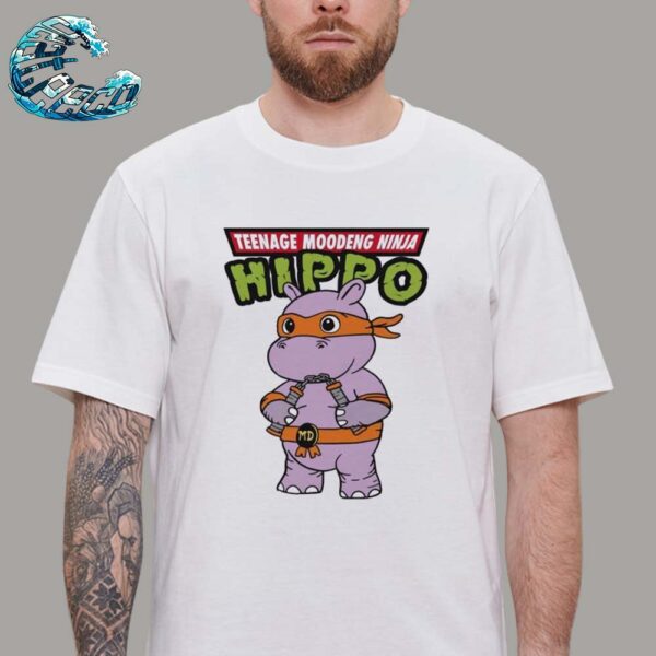 Official Moo Deng Teenage Moodeng Ninja Hippo Unisex T-Shirt