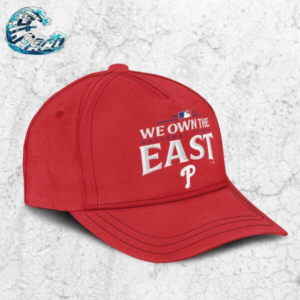 Official Philadelphia Phillies We Own The NL East Division Champions 2024 MLB Locker Room Classic Cap Snapback Hat