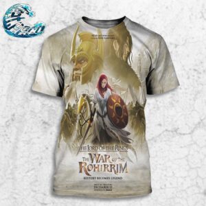 Official Poster For The Lord Of The Rings War Of The Rohirrim In Theaters On December 13 All Over Print Shirt