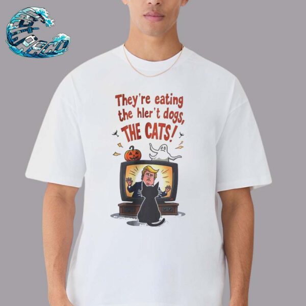 Official They’re Eating Dogs And Cats Donald Trump Pets Viral Quote Classic T-Shirt