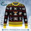 One Piece Pirates Crew Best Knitted Ugly Christmas Sweater For Holiday