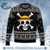 One Piece Pirates One Piece Pirates Flags Best Knitted Ugly Christmas Sweater For Holiday