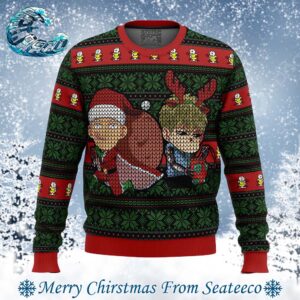 One Punch Man Holiday Ugly Christmas Sweater Gift For Family