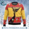 One Punch Saitama Ok I Wish You An Christmas Best Knitted Ugly Christmas Sweater For Holiday