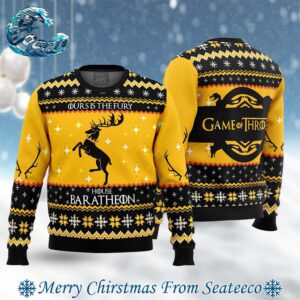 Ours Is The Fury House Baratheon Game of Thrones Ugly Christmas Sweater Gift For Holiday 2024