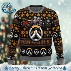 Overwatch Symbol Knitted Best Ugly Christmas Sweater