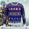 Pacman Game Over Knitted Best Ugly Christmas Sweater