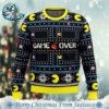 Pac Man Ready for Christmas Ugly Christmas Sweater Gift For Family