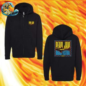 Pearl Jam Electra Shark Zip Ohana Festival In Dana Point CA At Doheny State Beach On September 27th And 29th 2024 Two Sides Hoodie T-Shirt