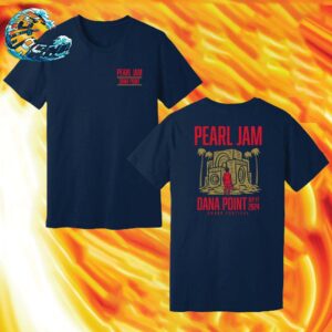 Pearl Jam Event Tee For Night 1 In Dana Point CA At Doheny State Beach On September 27 2024 Two Sides Print Unisex T-Shirt